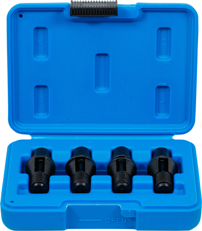 Čepy pro vystředění nápravnice VAG, M14x1,5, sada 4 kusy - BGS 8715