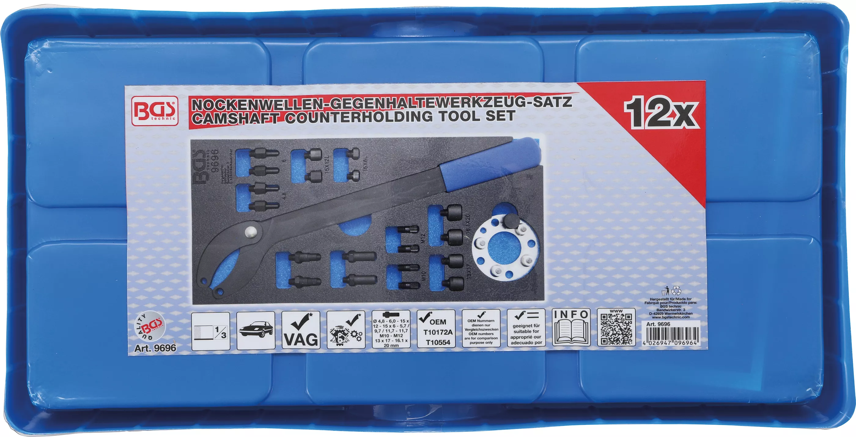 Aretace rozvodů VAG 1.0, 1.2 a 1.4 EA211 benzín - BGS 9696