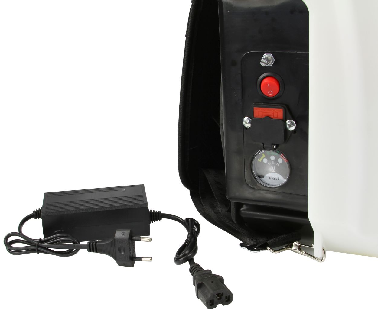 Aku zádový postřikovač 12 l, 12 V - 8 Ah