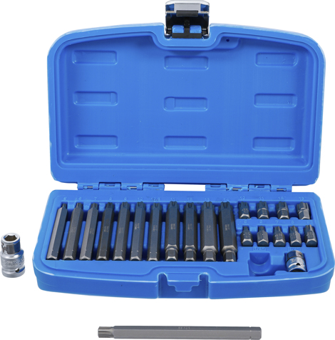 Bity RIBE 3/8", M5-M14, krátké a dlouhé, sada 22 dílů - BGS 5013