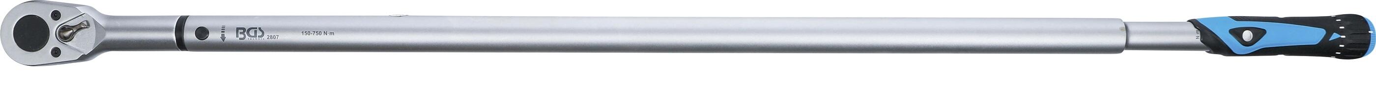 Momentový klíč 3/4", 150-750 Nm, extra dlouhý 121 cm - BGS 2807