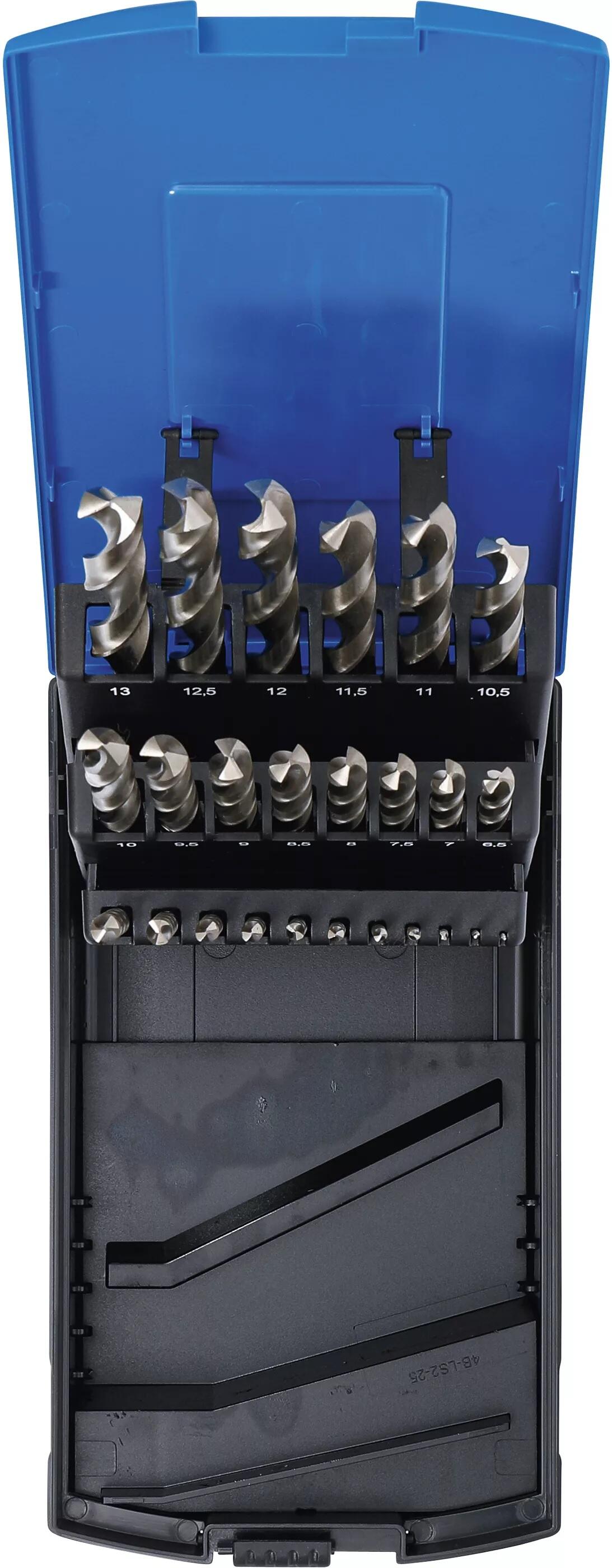 BGS technic Vrtáky HSS 1-13 mm vybrušované. Sada 25 dílů – BGS 110
