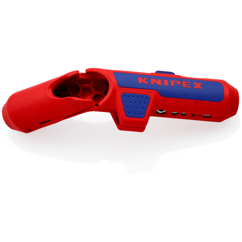 Odizolovací nástroj na vodiče ErgoStrip, pro leváky, 8,0 -13,0 mm, - KNIPEX 16 95 02 SB