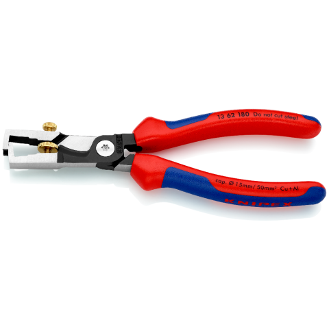 Odizolovací kleště s kabelovými nůžkami, odizolovací průměr max. 5 mm - KNIPEX 13 62 180