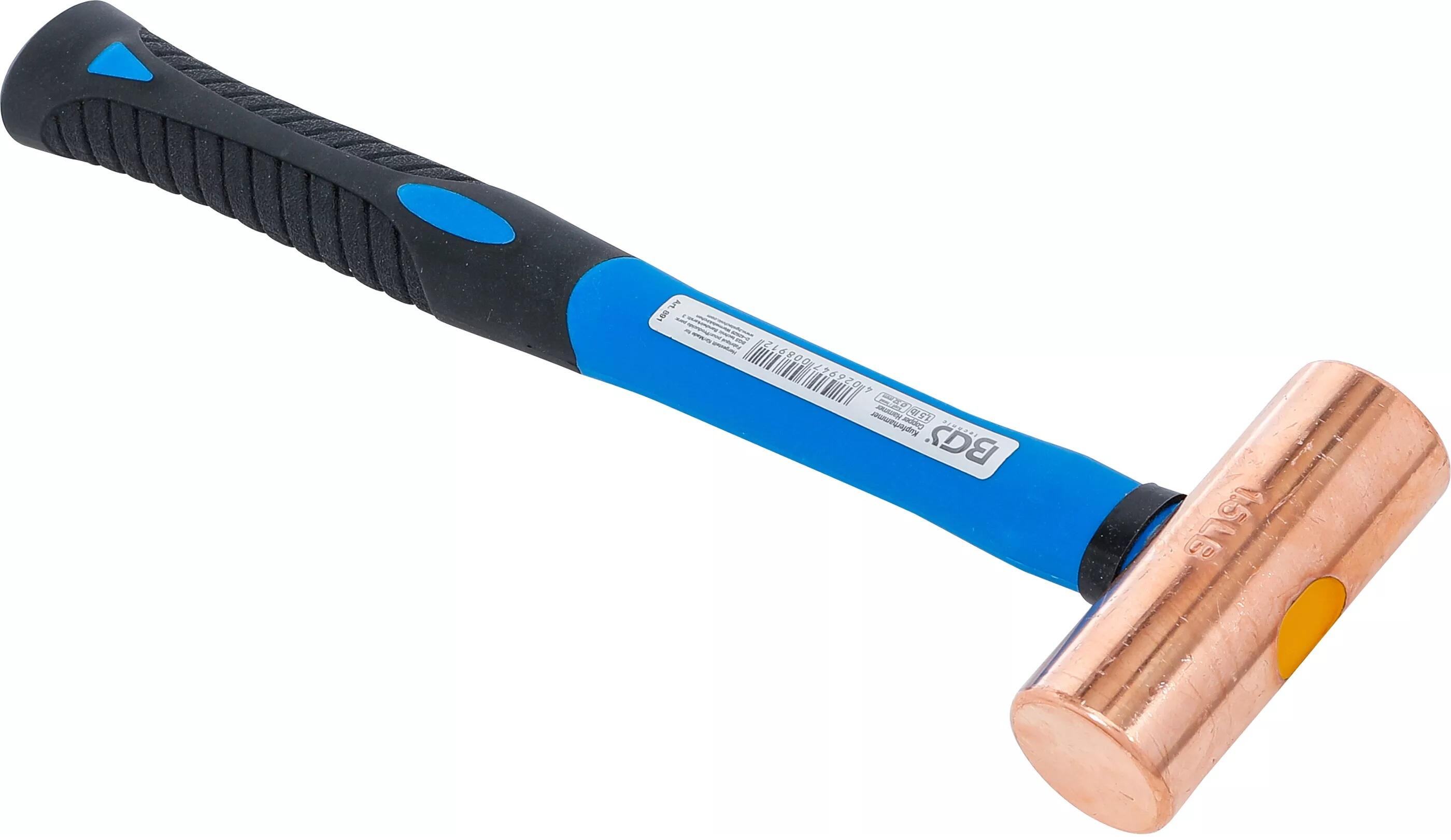 Palička s měděnou hlavou, průměr 32 mm, sklolaminátové topůrko - BGS 891