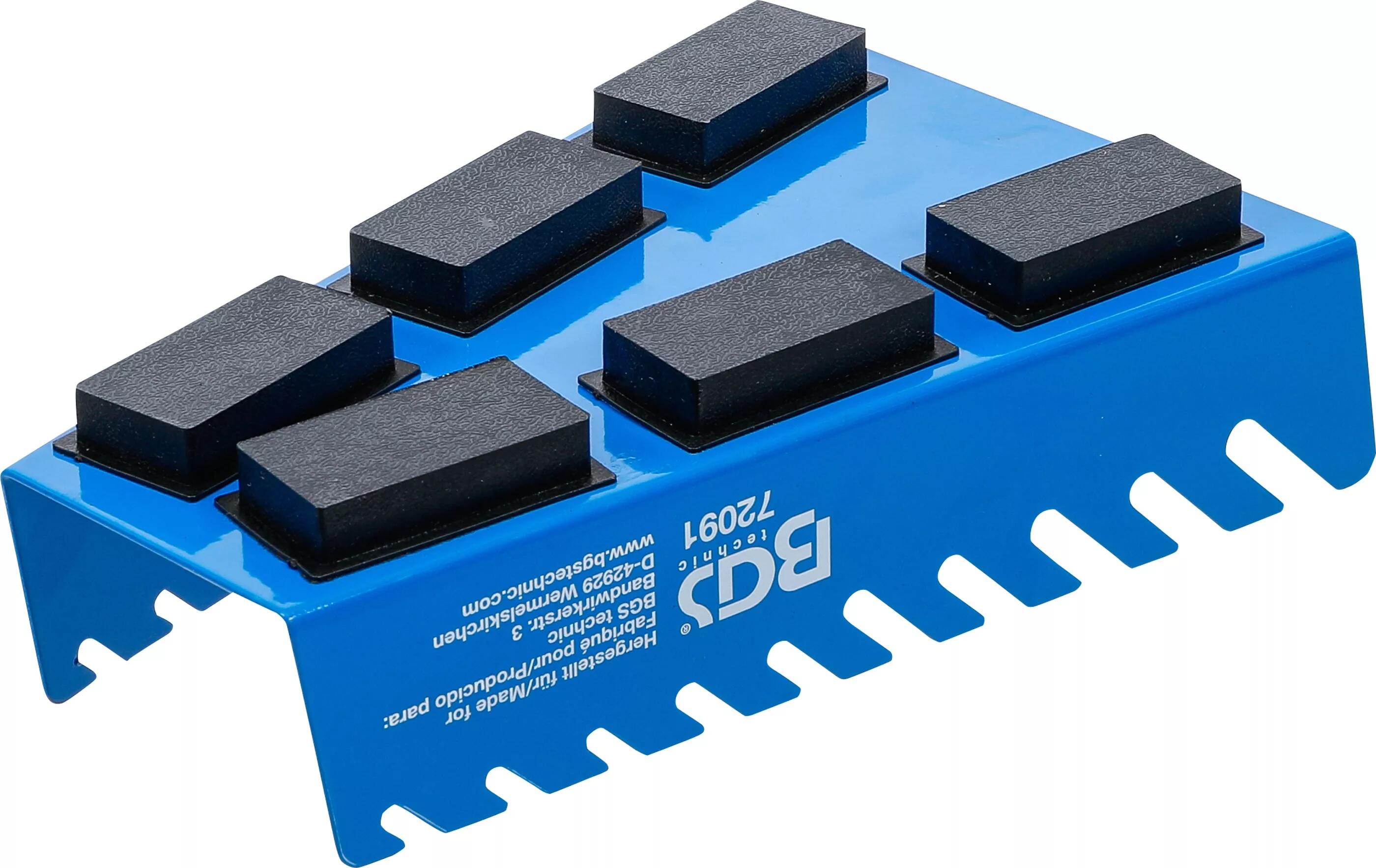 Magnetický držák - pořadač na klíče, 10 míst - BGS 72091