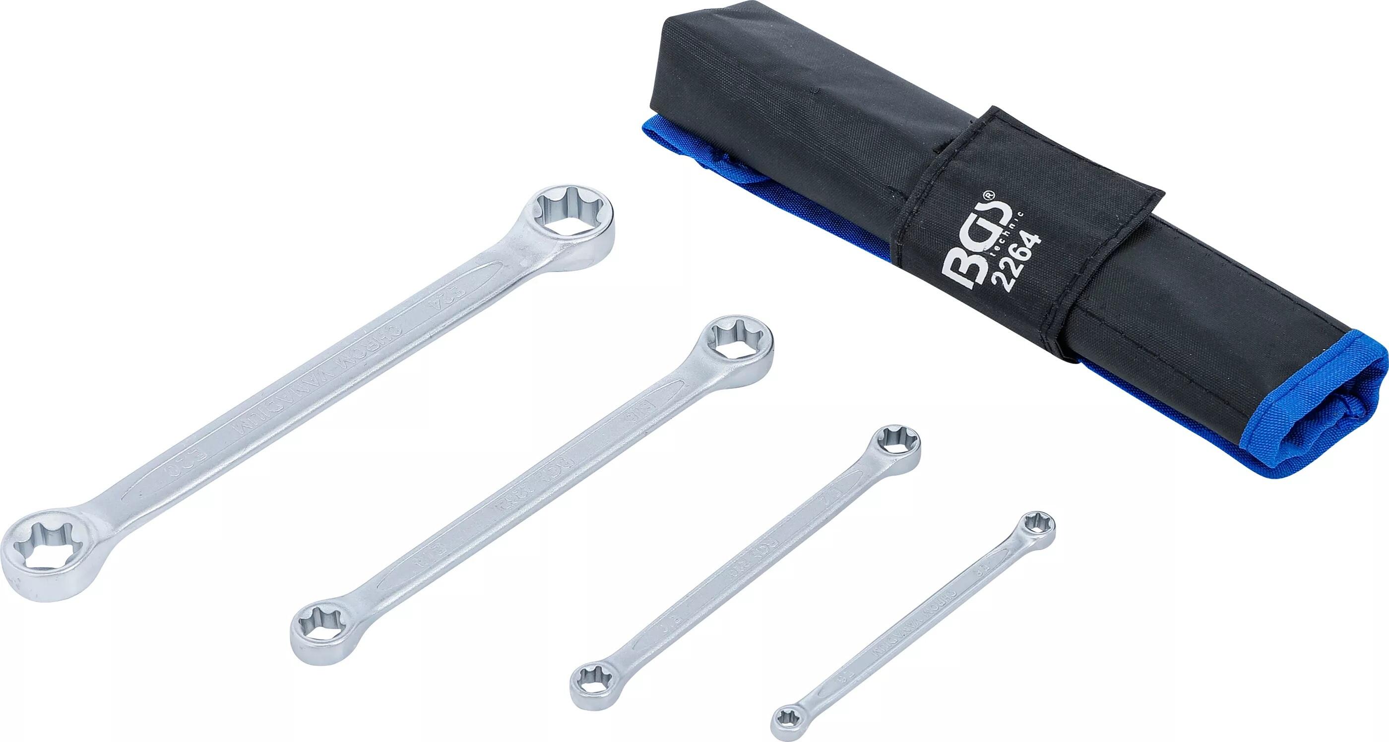 BGS technic Očkové klíče E-TORX E6-E24, sada 4 díly - BGS 2264 (obrázek 3)