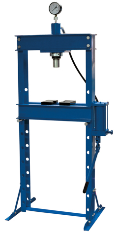 BGS technic Hydraulický dílenský lis 20 t, s manometrem - BGS 9246