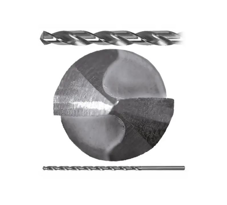 NÁSTROJE CZ Vrták do kovu 02,50 mm - délka 202 mm, DIN 1869/3RNHSS ZV3001