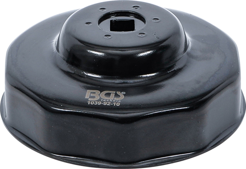 BGS technic Klíč na olejové filtry 3/8", průměr 92 mm, desetihran - BGS