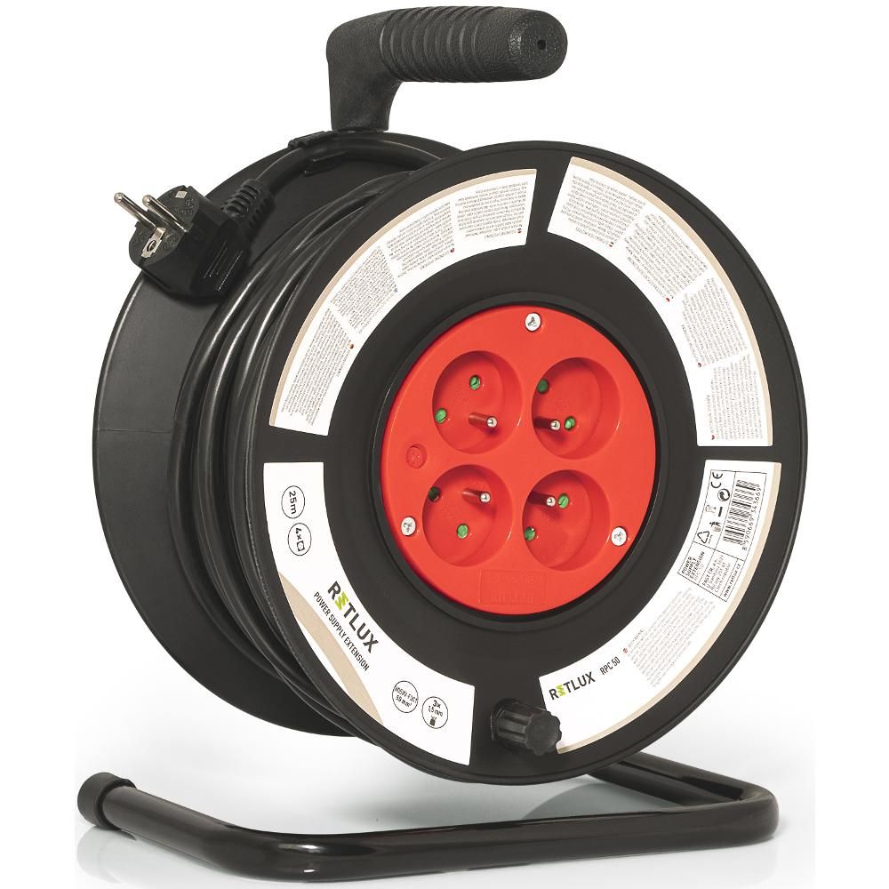 RETLUX RPC 50 Prodlužovací kabel na bubnu 25m/4 3×1,5mm