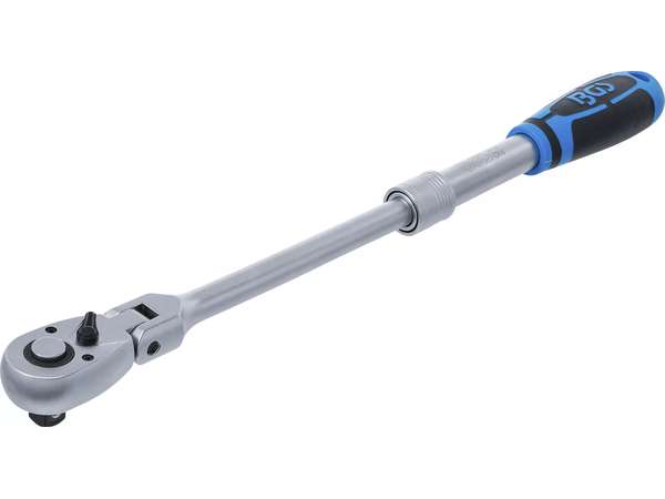 BGS Technic BGS 25127 Teleskopická přepínací ráčna 1/2" 350 ÷ 490 mm, úhlová