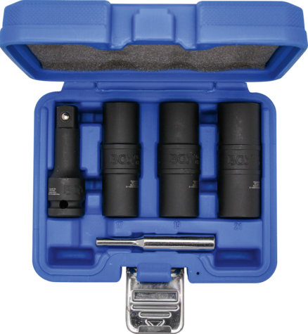 BGS Technic BGS 7467 Nástrčné hlavice 1/2" šestihranné 17 ÷ 21 mm, rázové, na poškozené hl