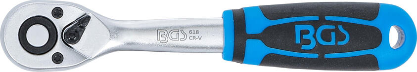 BGS Technic BGS100618 Přepínací ráčna jemně ozubená 6,3 mm (1/4")