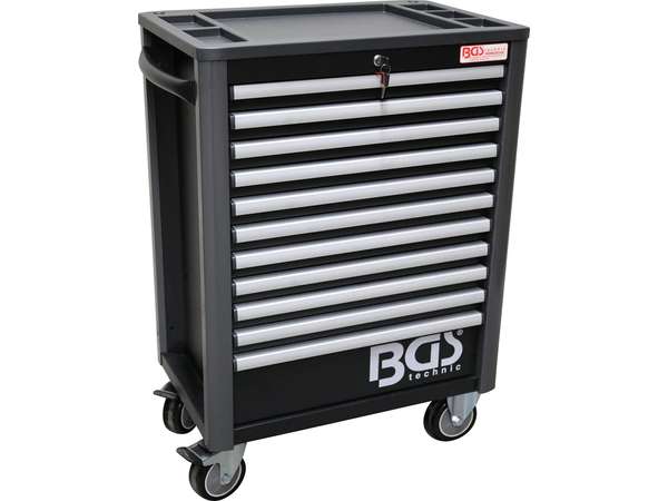 BGS Technic BGS 4103 Dílenský nářaďový vozík - 11 zásuvek. Prázdný