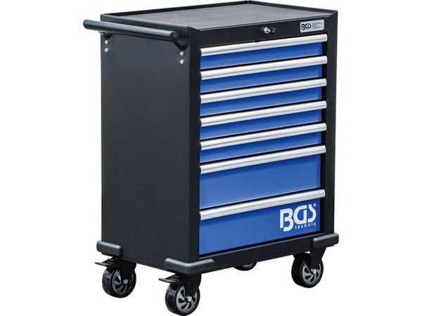 BGS Technic BGS 4204 Dílenský vozík, pojízdný, 7 zásuvek. Prázdný