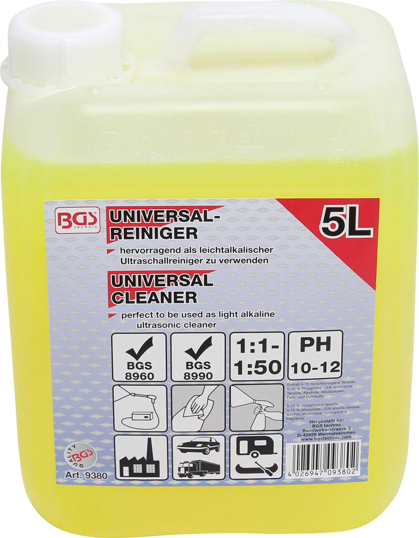 BGS Technic BGS 9380 Univerzální čisticí prostředek 5 l