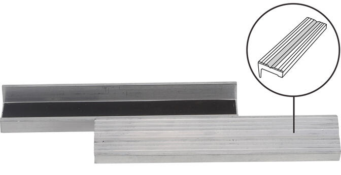 BGS Technic BGS 9283 Hliníkové ochranné prizmatické čelisti pro svěrák 150 mm. Sada 2 ks