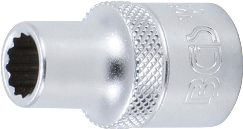 BGS Technic BGS 109114 Hlavice nástrčné 1/2" 12hranné 3/8 ÷ 15/16", palcové. Sada 10