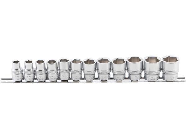 BGS Technic BGS 9104 hlavice nástrčné 3/8", 6ti hranné 8,0-19 mm, 12 dílů
