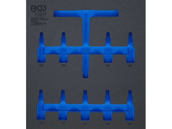 BGS Technic BGS 7131-1 Vložka do dílenského vozíku 2/3: prázdná pro BGS 70217