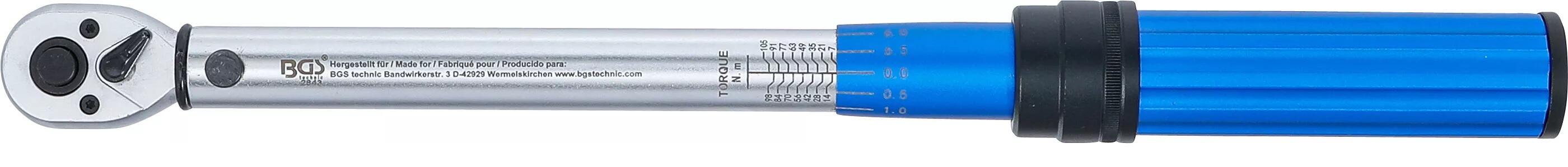 BGS Technic BGS 2843 Momentový klíč 3/8″ (7 ÷ 105 Nm)