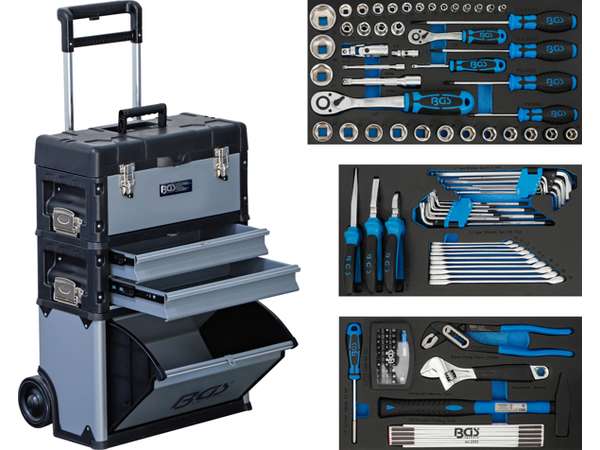 BGS Technic BGS 15506 Montážní vozík pojízdný (111 ks nářadí)