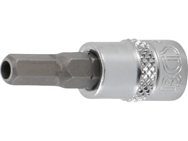 BGS Technic BGS 5156-5 Hlavice zástrčná 1/4" 6hran 5 mm s vrtáním