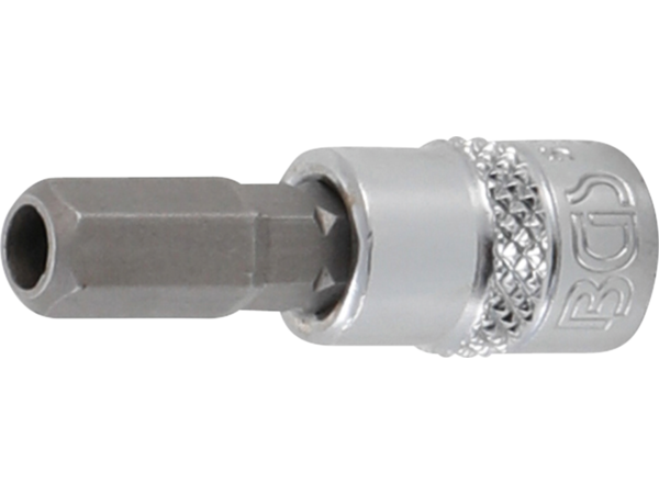 BGS Technic BGS 5156-7 Hlavice zástrčná 1/4" 6hran 7 mm s vrtáním
