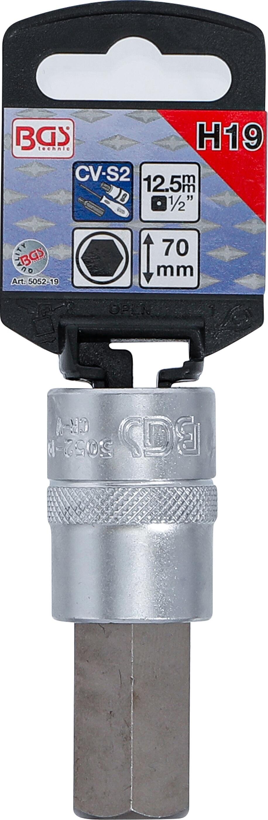BGS Technic BGS 5052-19 Zástrčná hlavice 1/2" inbus 19 mm (obrázek 3)