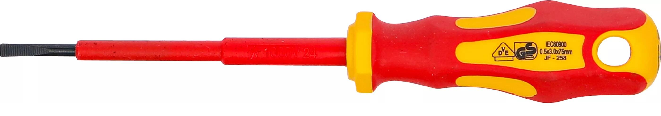 BGS Technic BGS 4925 Plochý VDE šroubovák 3 x 75 mm