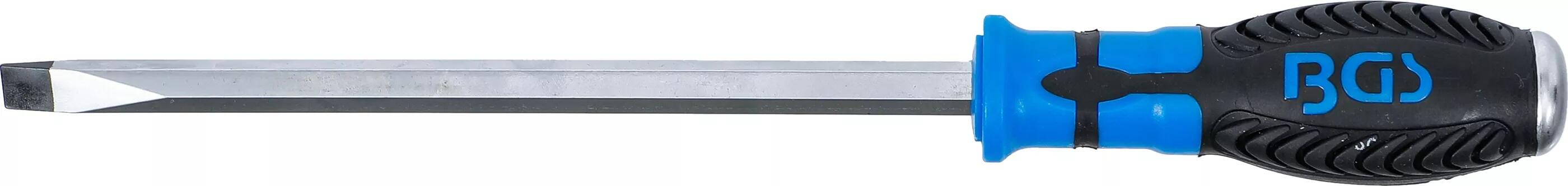 BGS Technic BGS 4906 Plochý šroubovák 10 x 200 mm, unášecí 4hran 1/4" v rukojeti