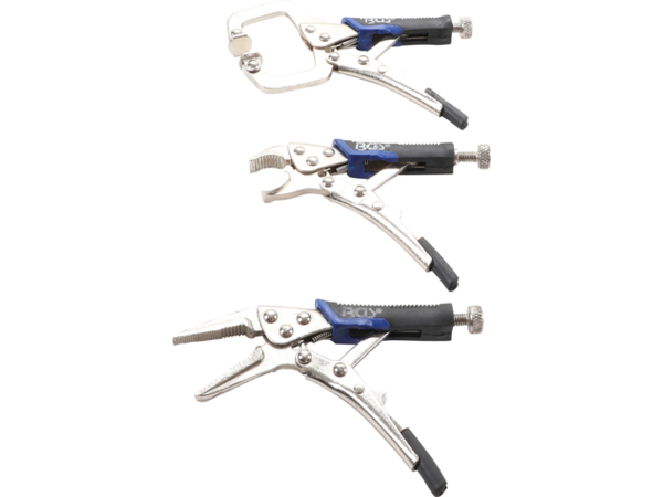 BGS Technic BGS 4499 Malé samosvorné upínací kleště Grip. Sada 3 dílů