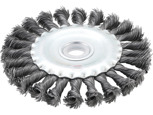 BGS Technic BGS 3986 Talířový copanový kartáč pr. 125 mm na autoskla. Uchycení 22,2 mm