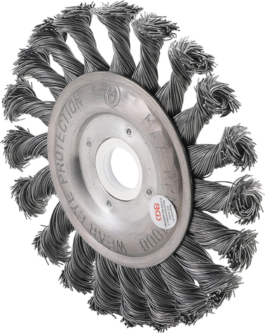 BGS Technic BGS 3985 Talířový copanový kartáč pr. 115 mm na autoskla. Uchycení 22,2 mm