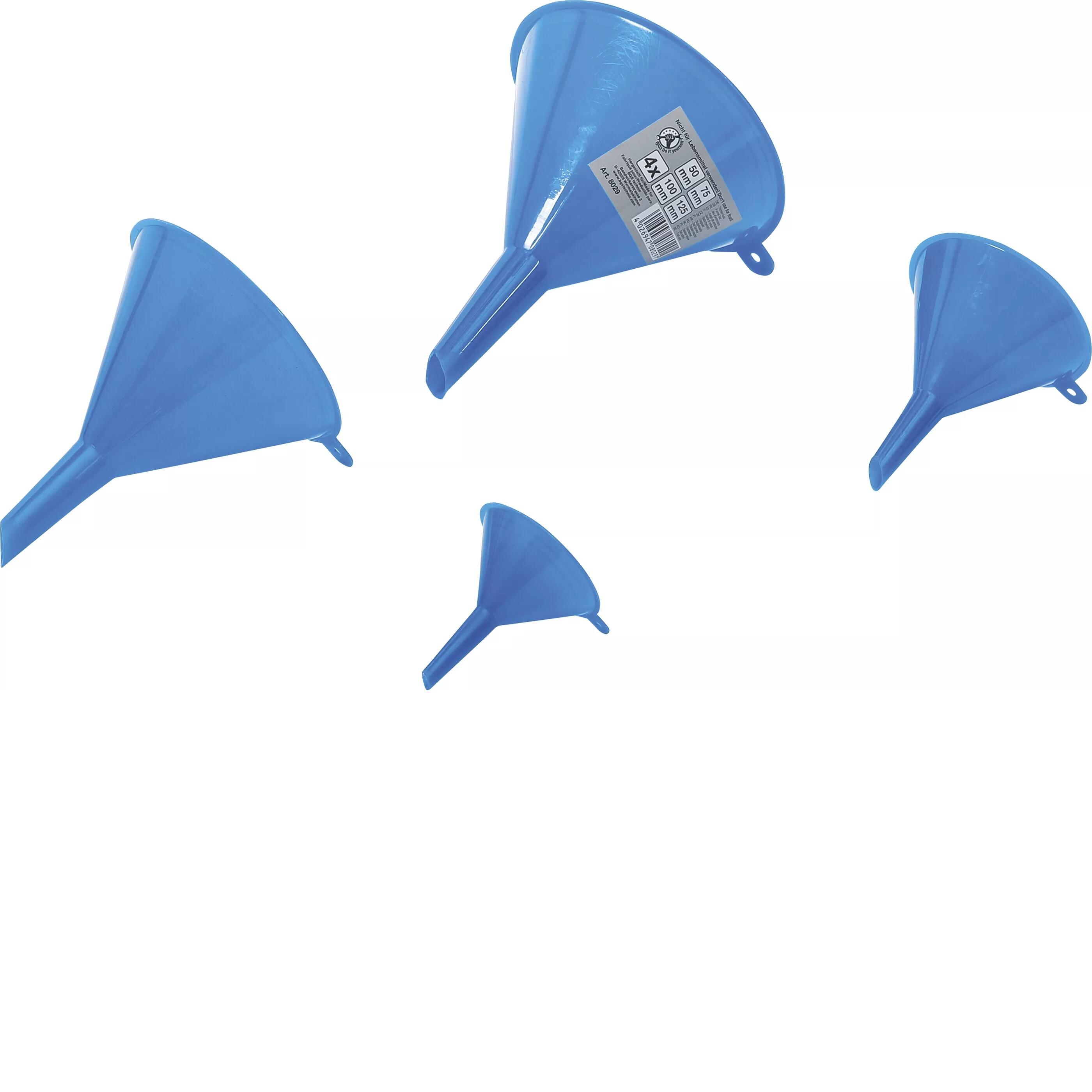 BGS Technic BGS 8029 Plastové trychtýře průměr 50 ÷ 125 mm BGS108029 Sada 4 dílů