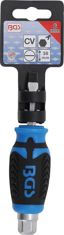 BGS Technic BGS 7918 Plochý šroubovák 6 x 38 mm s vnějším šestihranem