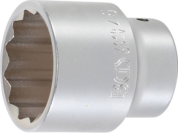BGS Technic BGS 7446 Nástrčná hlavice 3/4" 46 mm - 12hranná