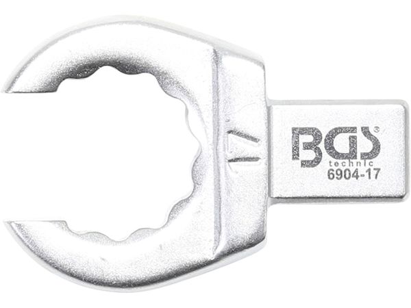BGS Technic BGS 6904-17 Otevřený očkový klíč 16 mm, nástrčný s upínáním 9 x 12 mm