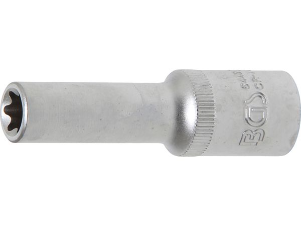 BGS Technic BGS 6442 Nástrčná hlavice 1/2" E-Profil E12, prodloužená