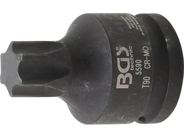 BGS Technic BGS 5590 Zástrčná hlavice 3/4" Torx T90, tvrzená