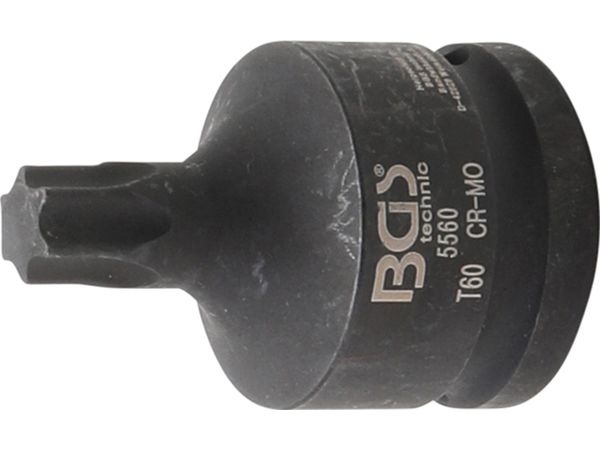 BGS Technic BGS 5560 Zástrčná hlavice 3/4" Torx T60, tvrzená
