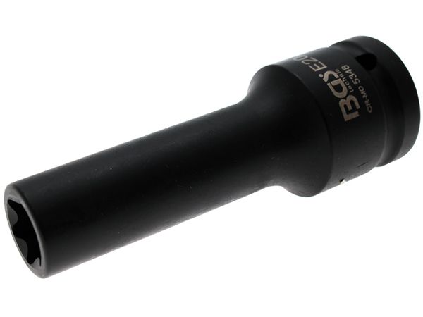 BGS Technic BGS 5348 Nástrčná hlavice 3/4" E-Profil E20, prodloužená, silová