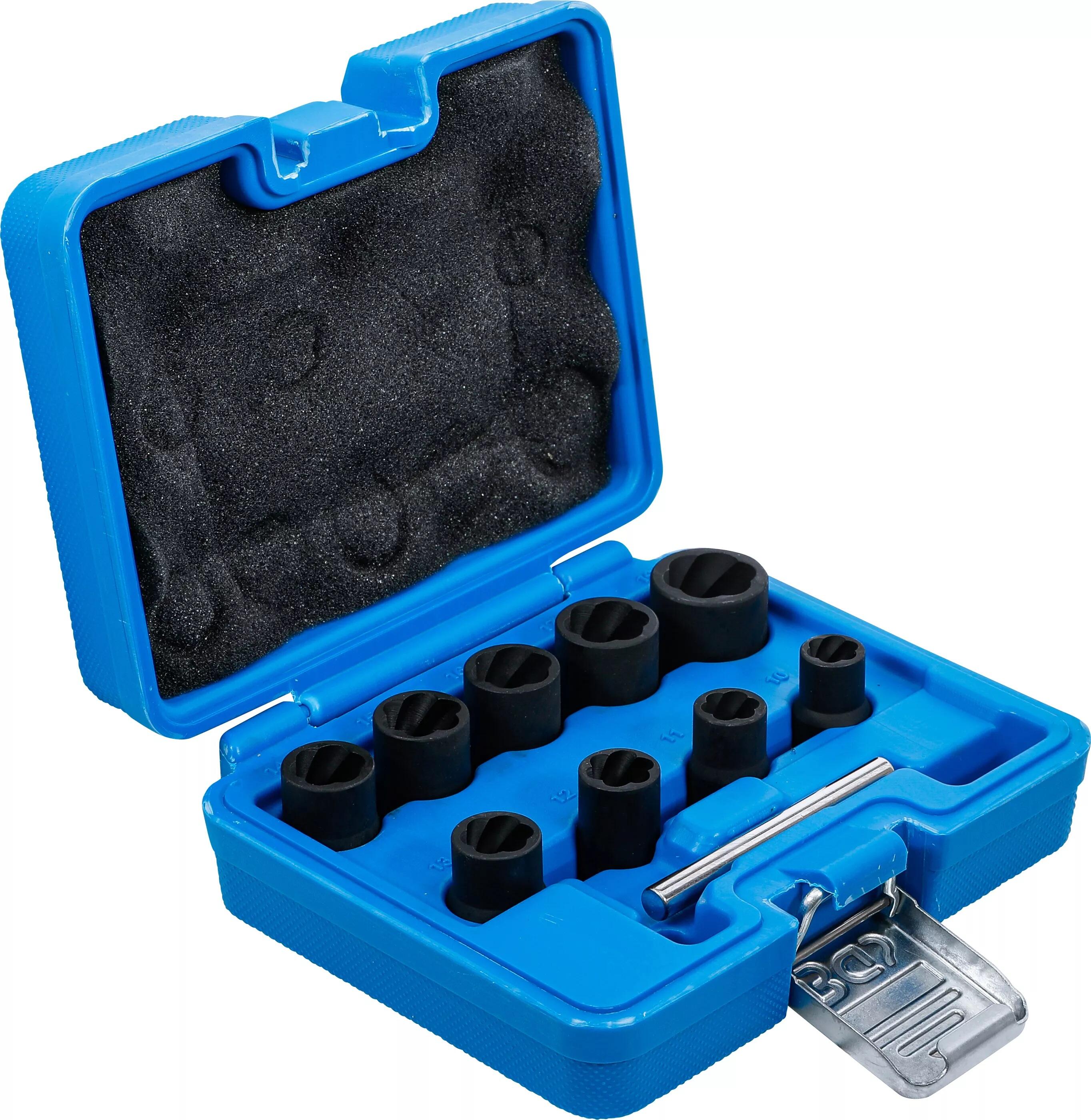 BGS Technic BGS 5265 Nástrčné hlavice 3/8" 10 ÷ 19 mm. Na poškozené matice a šrouby. Sada