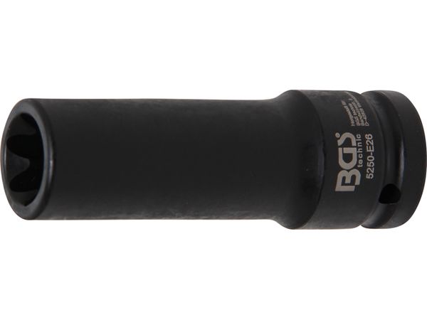 BGS Technic BGS 5250-E26 Nástrčná hlavice 3/4" E-Profil E26, prodloužená, silová