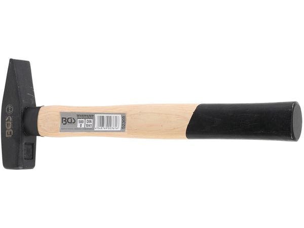 BGS Technic BGS 52305 Zámečnické kladivo 500 g dřevěná (hickory) rukojeť, TÜV-GS