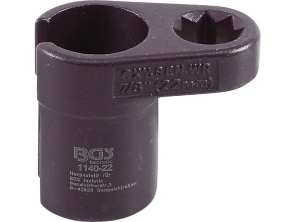 BGS Technic BGS 1140-22 Nástrčná hlavice 1/2" 22 x 80 mm pro lambda sondu
