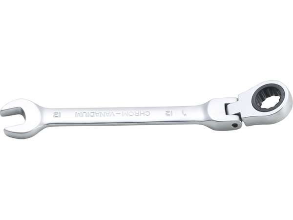 BGS Technic BGS 6712 Očkoplochý klíč 12 mm s ráčnou, kloubový