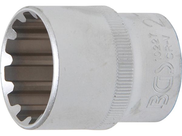 BGS Technic BGS 10227 Nástrčná hlavice 1/2" 27 mm - Gear Lock