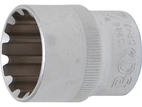 BGS Technic BGS 10224 Nástrčná hlavice 1/2" 24 mm - Gear Lock
